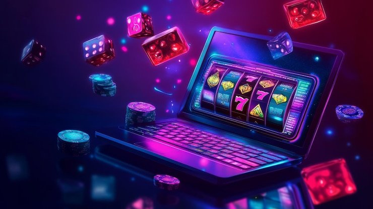 Tampilan grid permainan Gates of Olympus dengan simbol dan multiplier